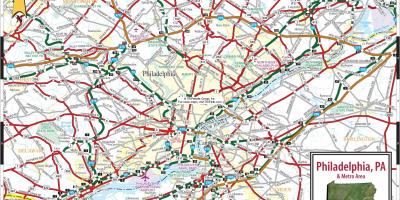 Philadelphia (Pennsylvania kaart