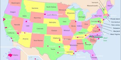 Verenigde staten Philadelphia kaart bekijken